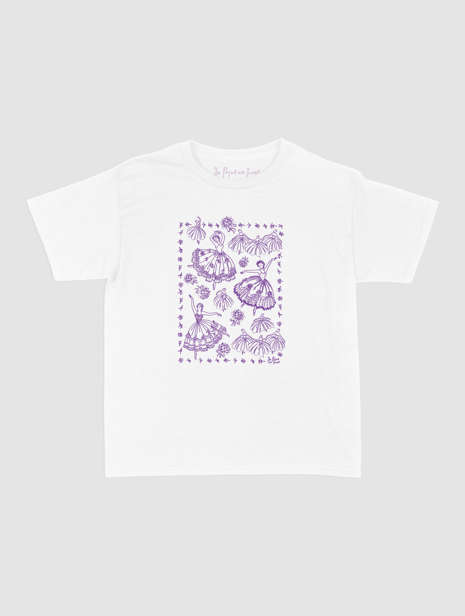 pirouette baby tee - In Print We Trust