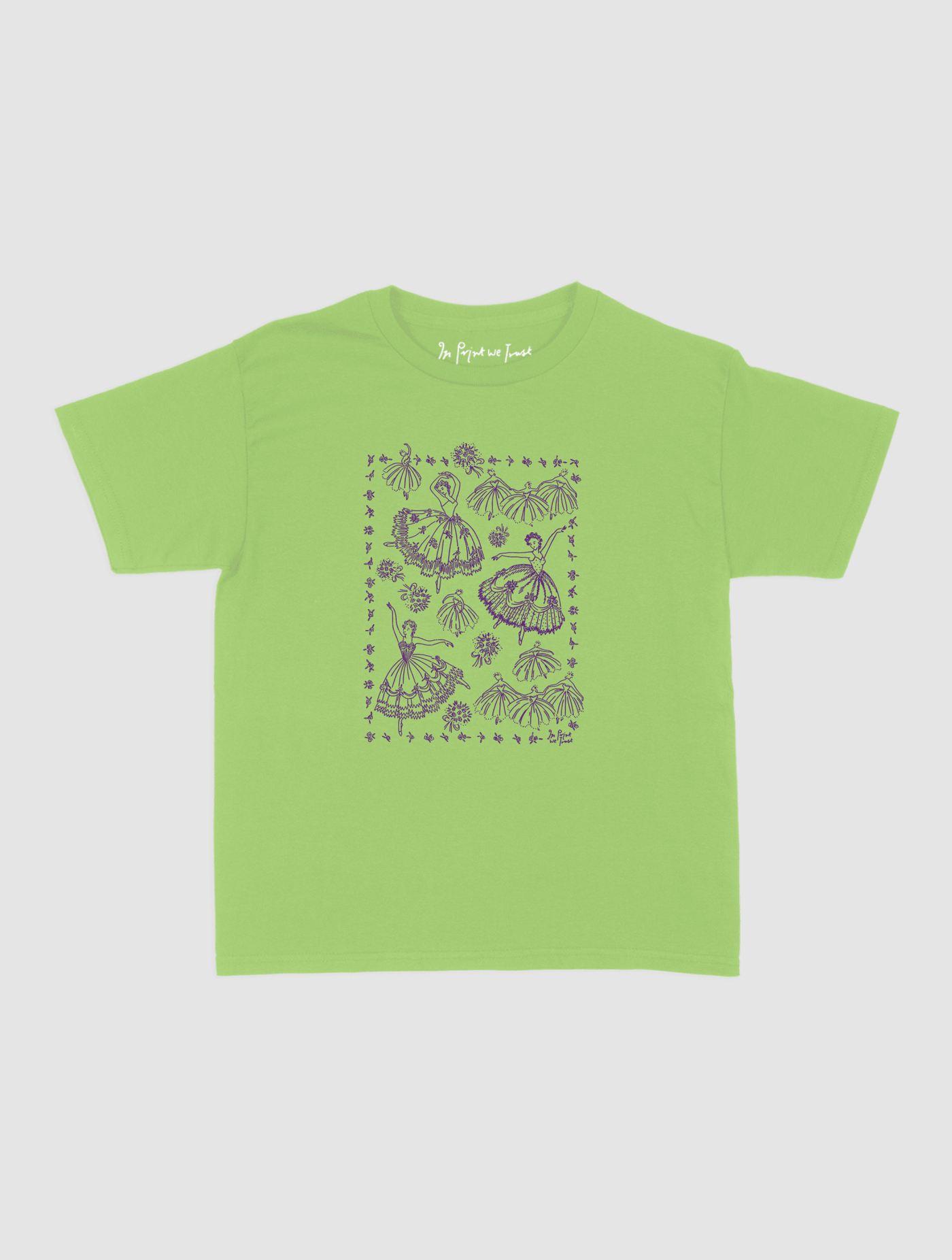 pirouette baby tee - In Print We Trust