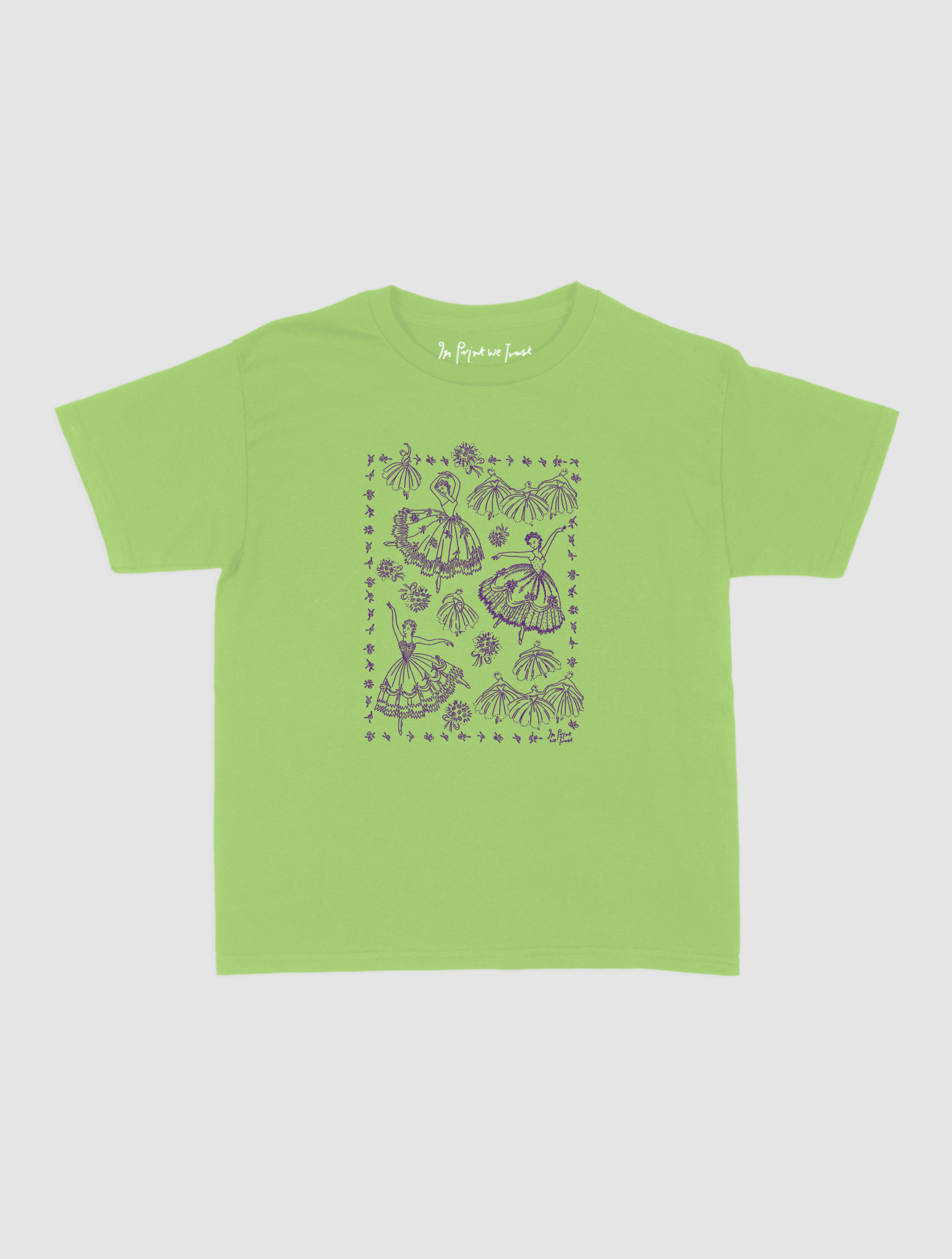 pirouette baby tee - In Print We Trust