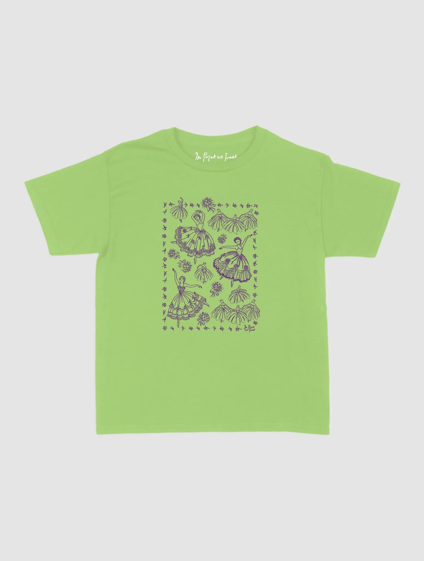 pirouette baby tee - In Print We Trust