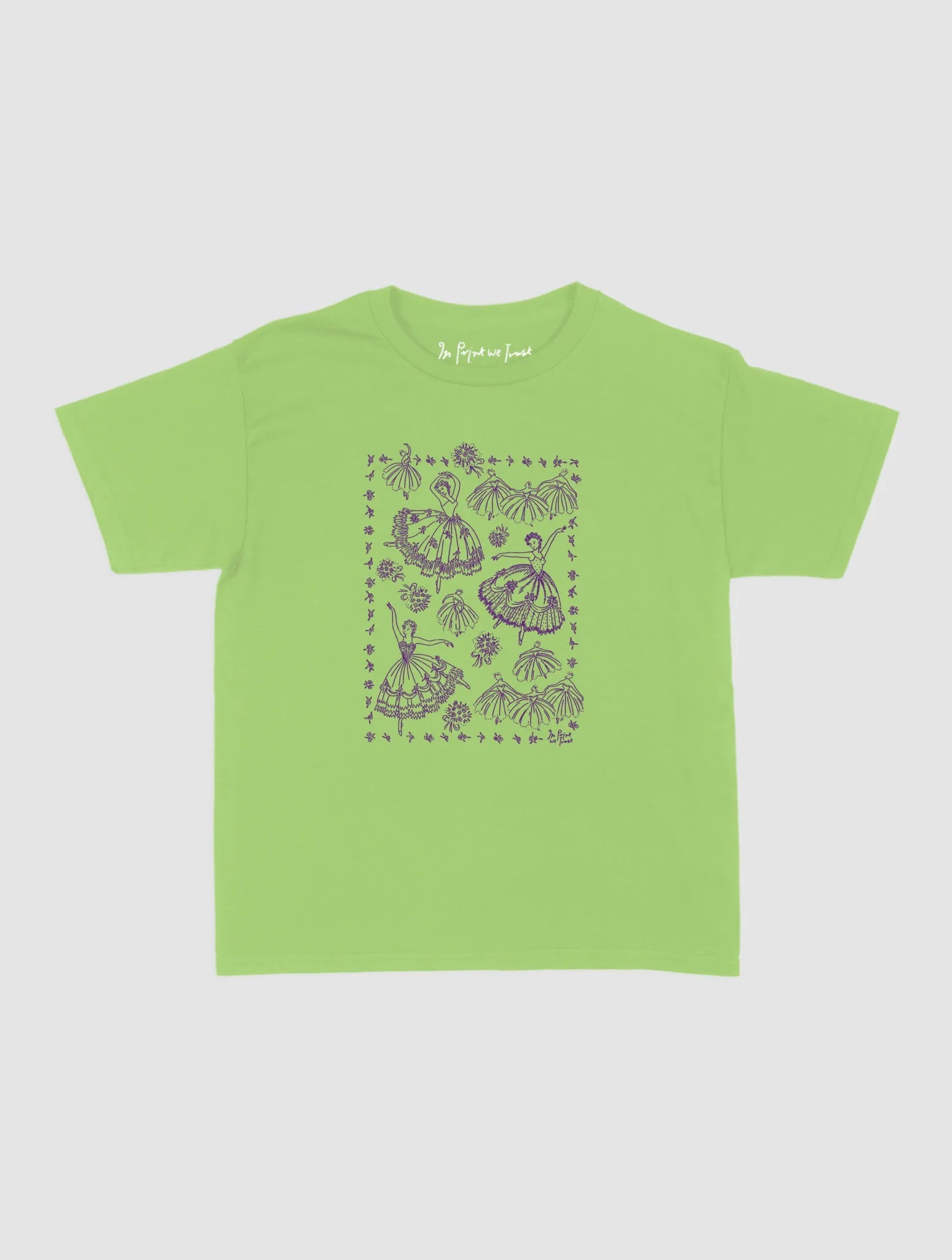pirouette baby tee - In Print We Trust