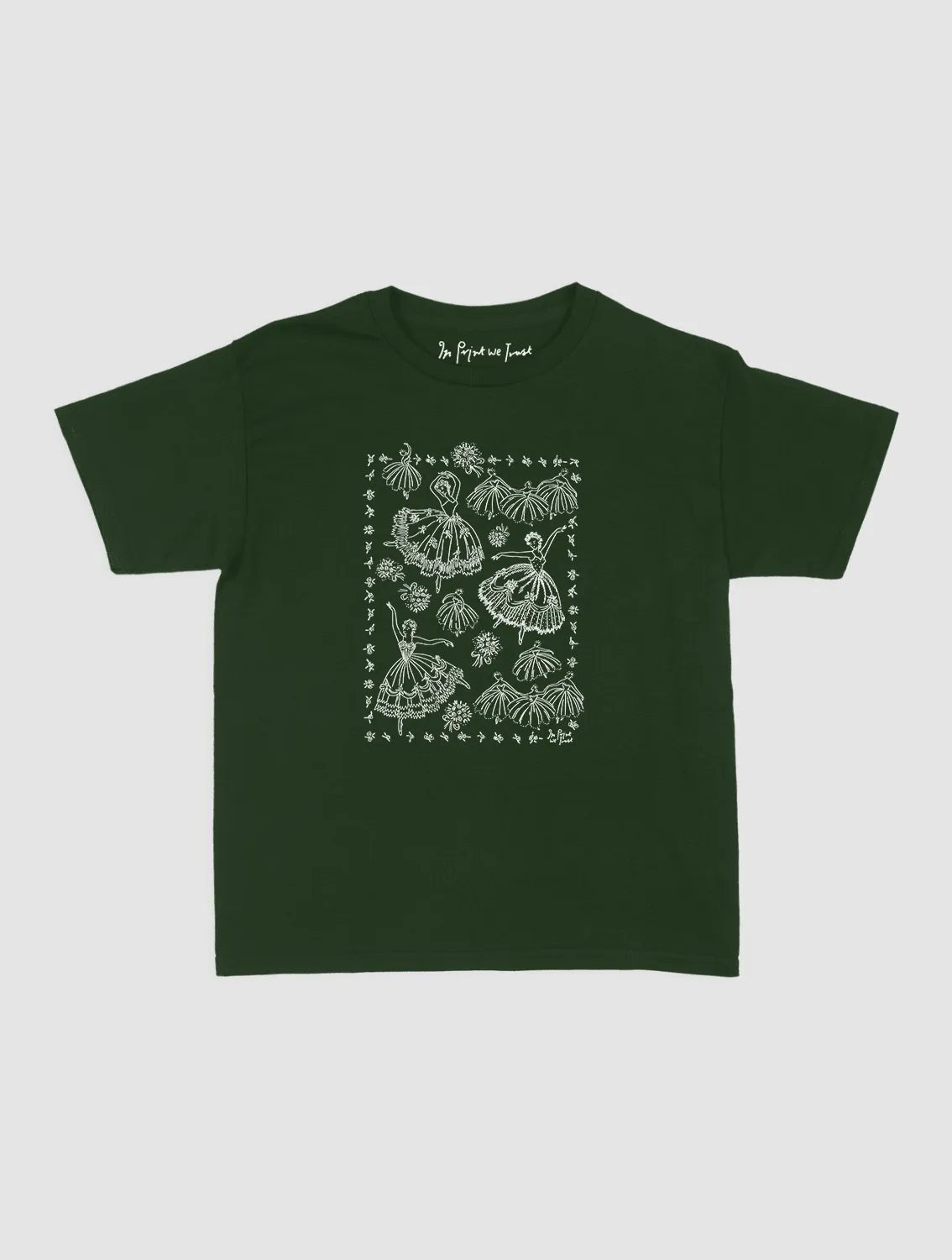 pirouette baby tee - In Print We Trust