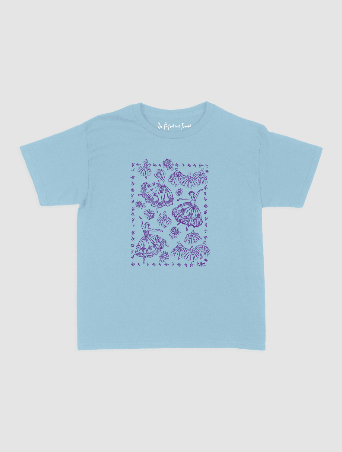 pirouette baby tee - In Print We Trust