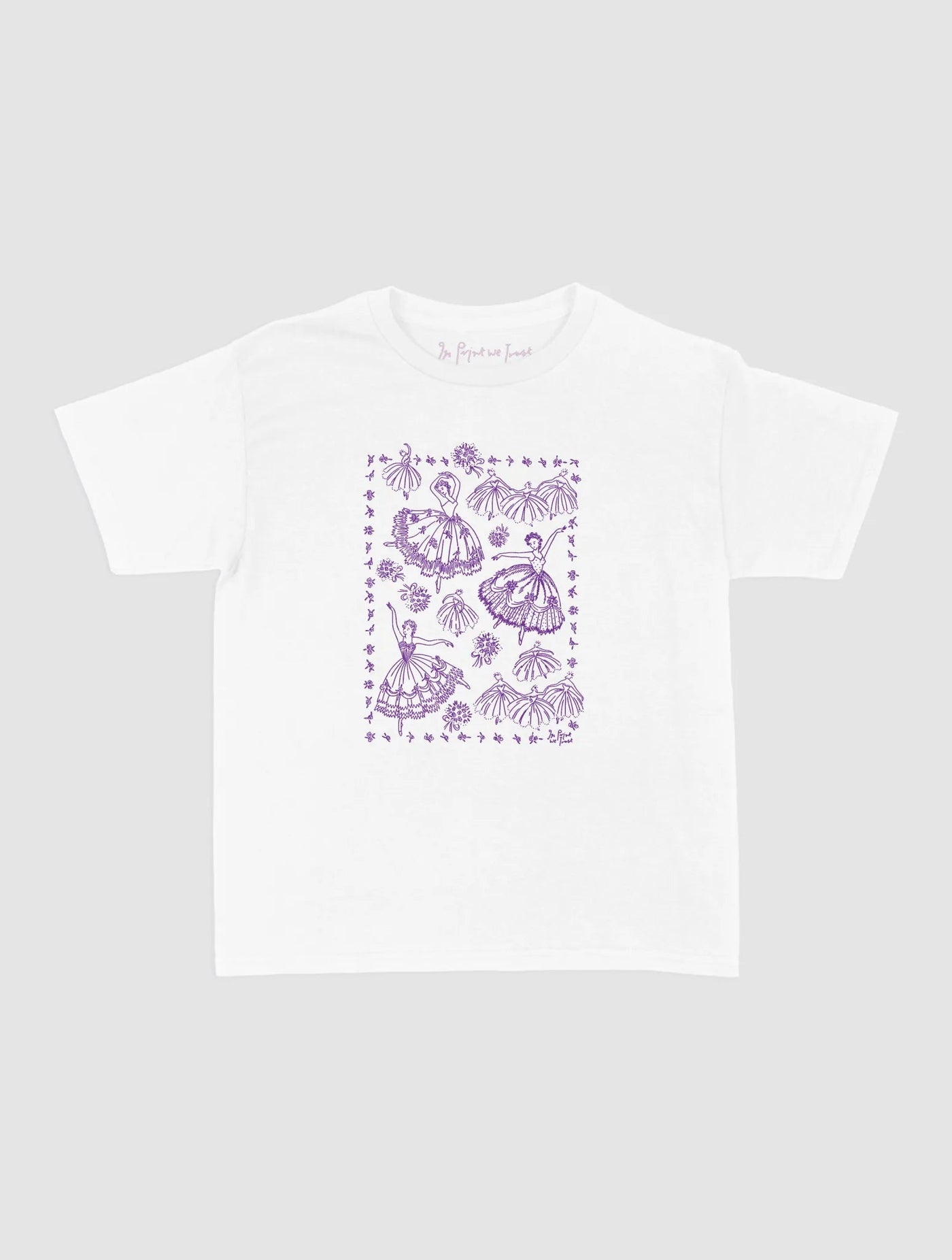 pirouette baby tee - In Print We Trust