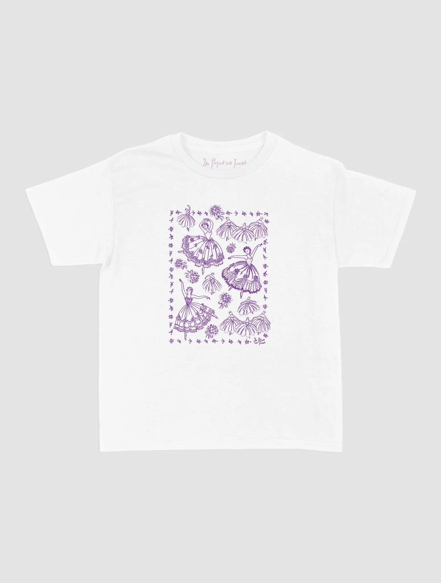 pirouette baby tee - In Print We Trust