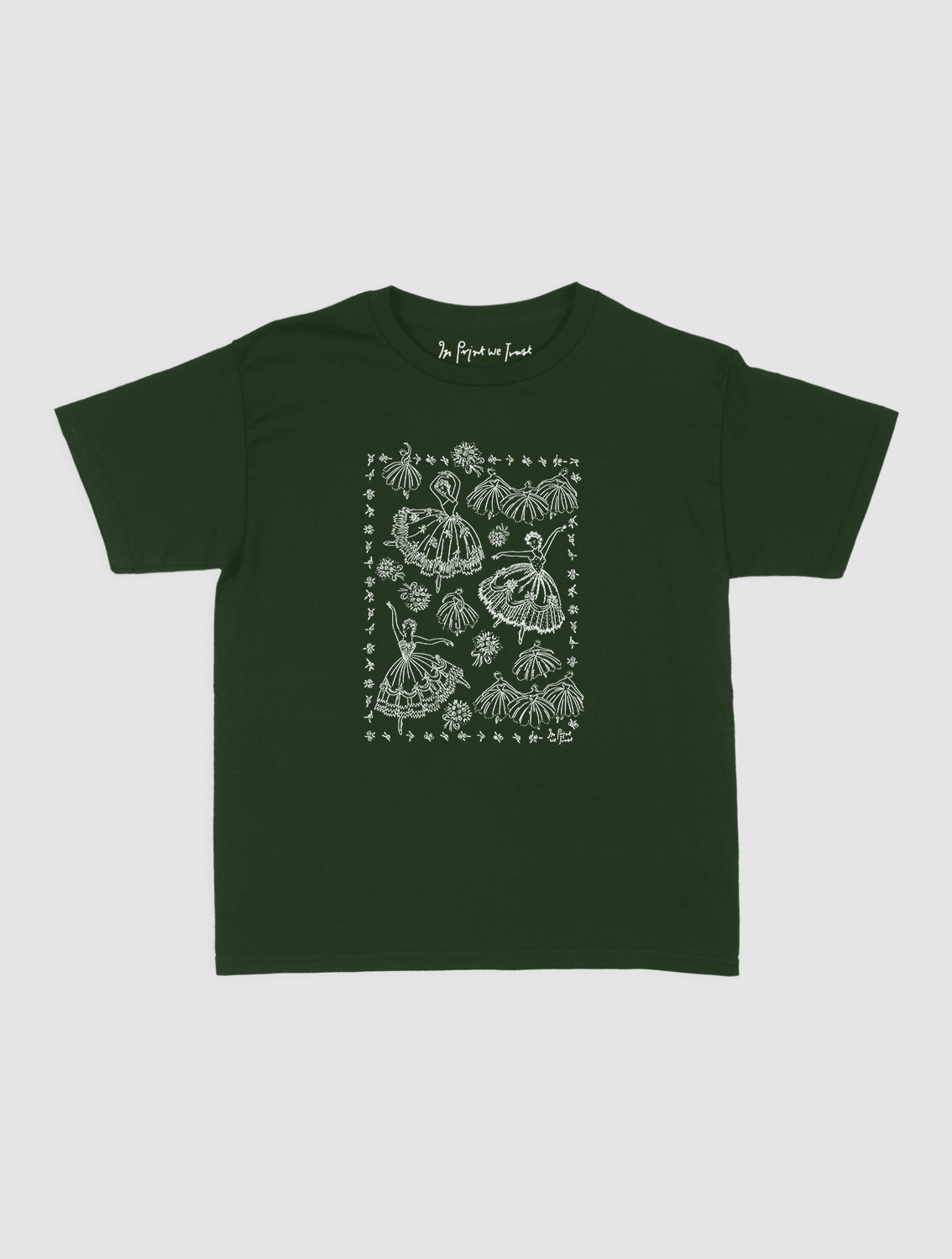 pirouette baby tee - In Print We Trust