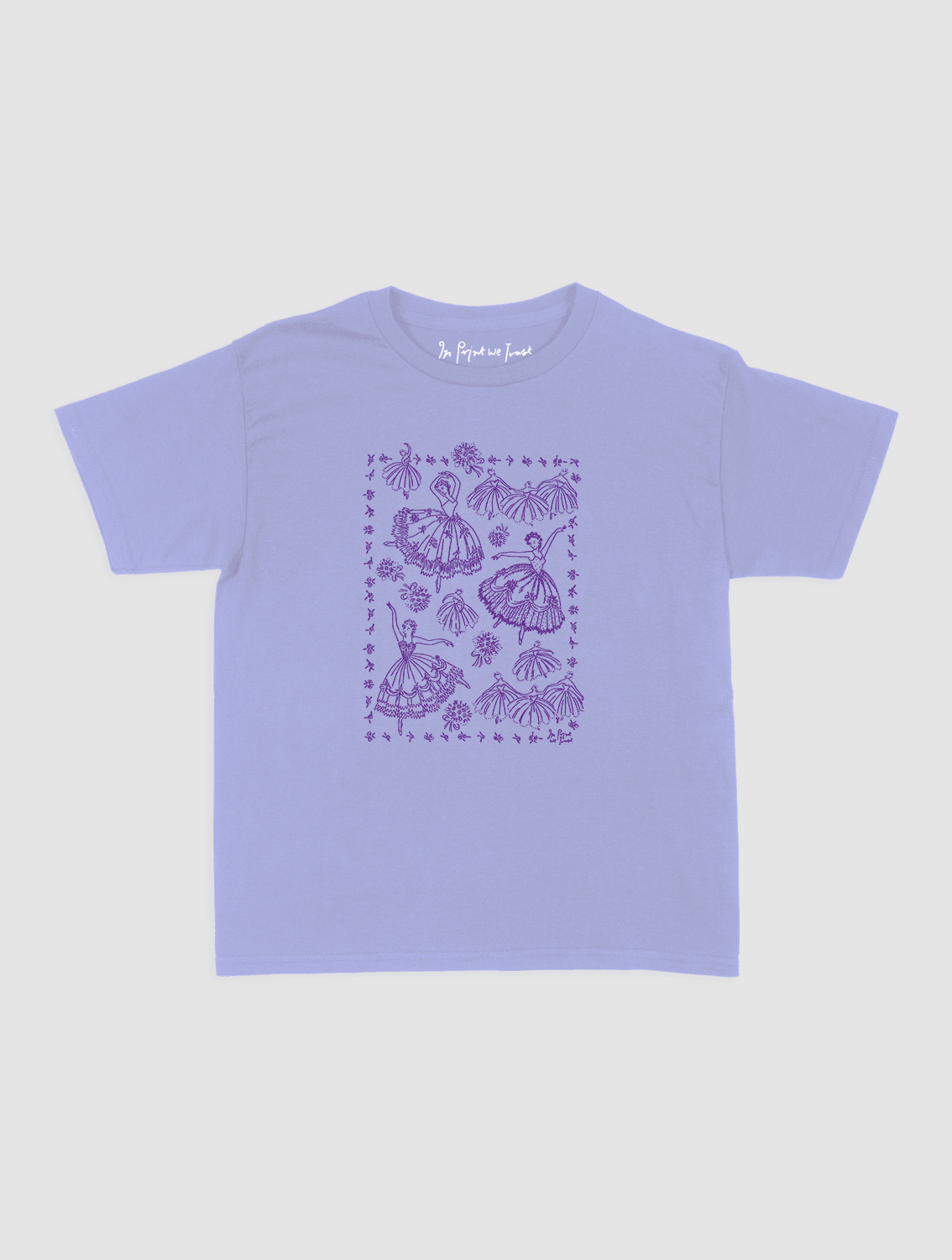 pirouette baby tee - In Print We Trust