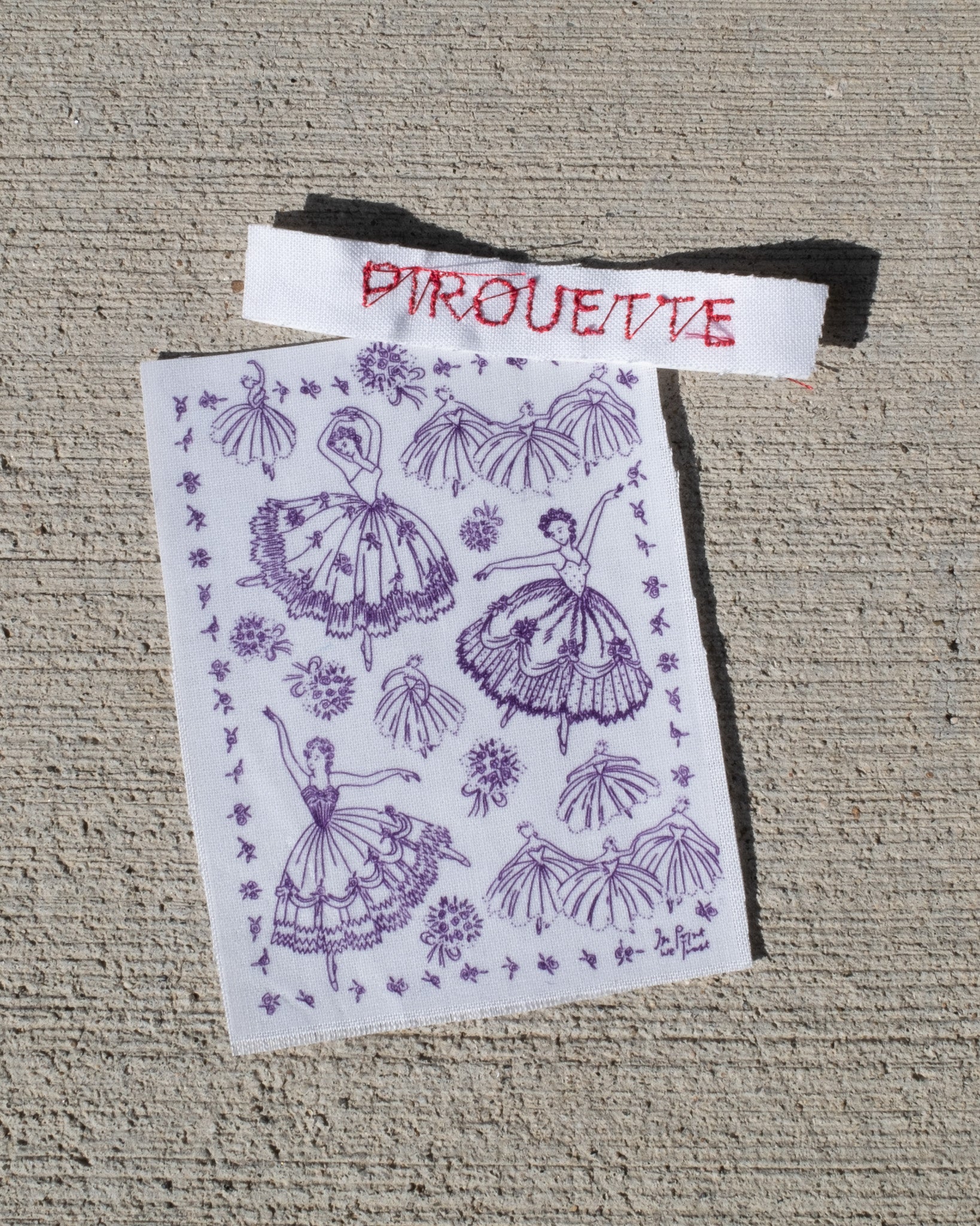 pirouette baby tee - In Print We Trust