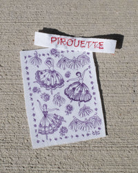 pirouette baby tee - In Print We Trust