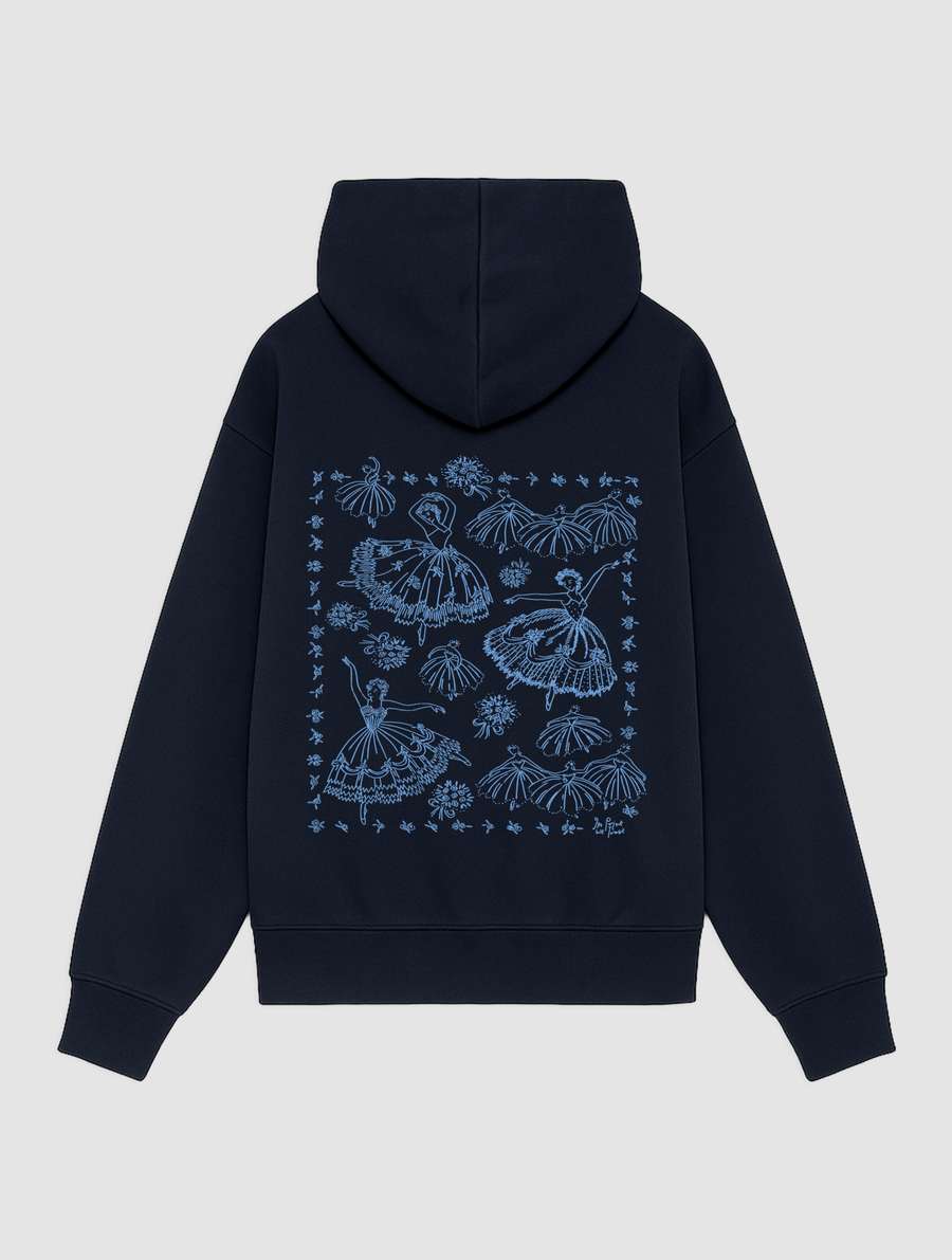 pirouette navy hoodie - In Print We Trust