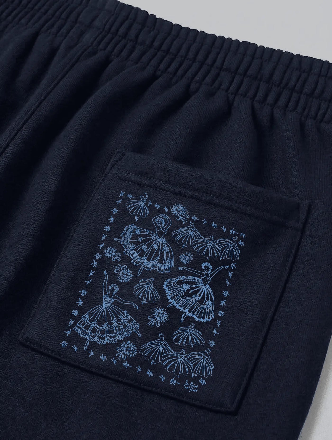 pirouette navy sweatpants - In Print We Trust