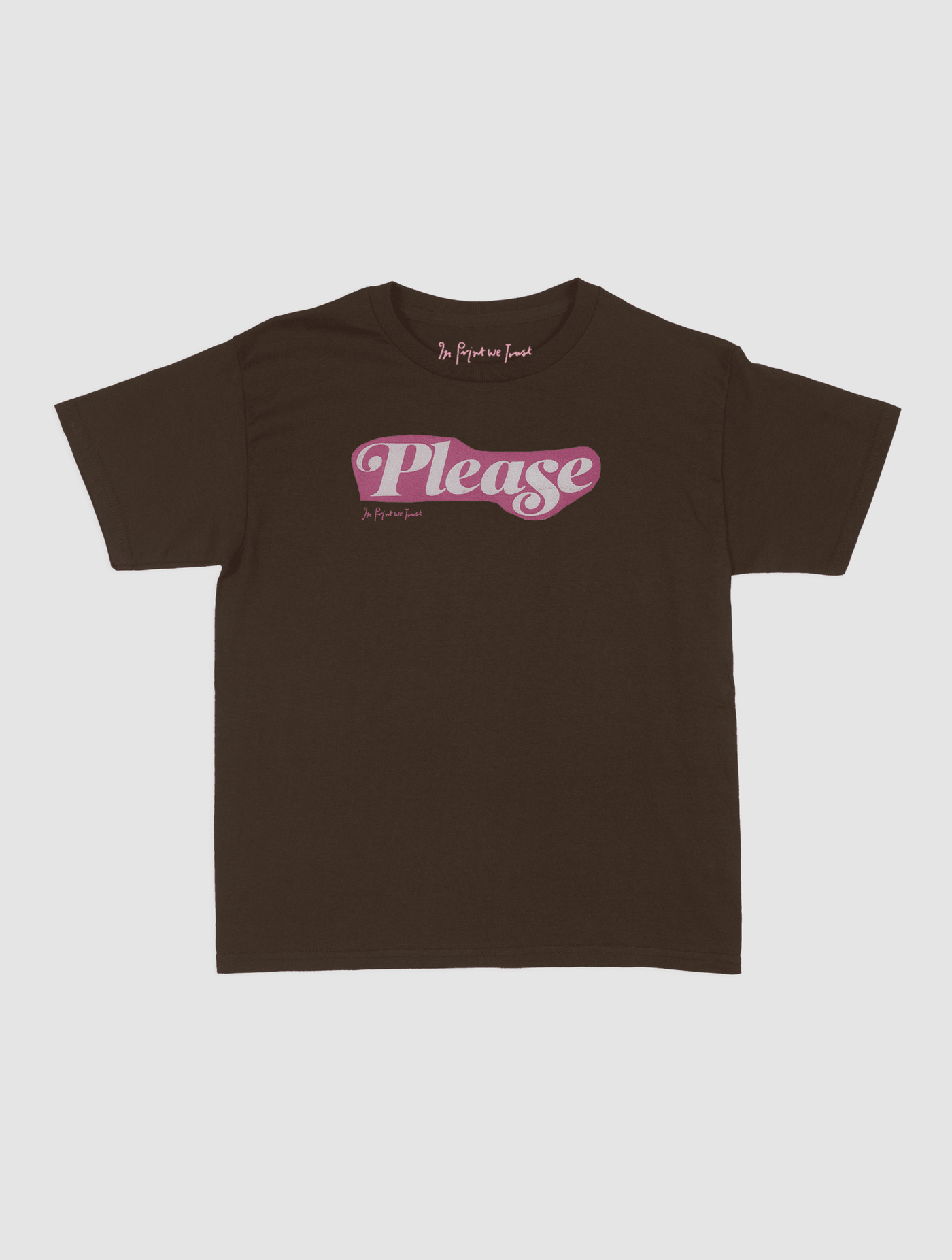 please baby tee - In Print We Trust