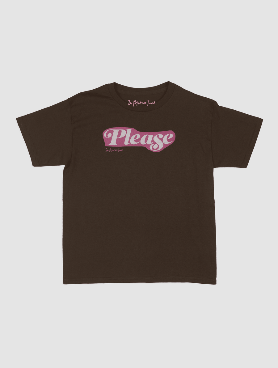 please baby tee - In Print We Trust