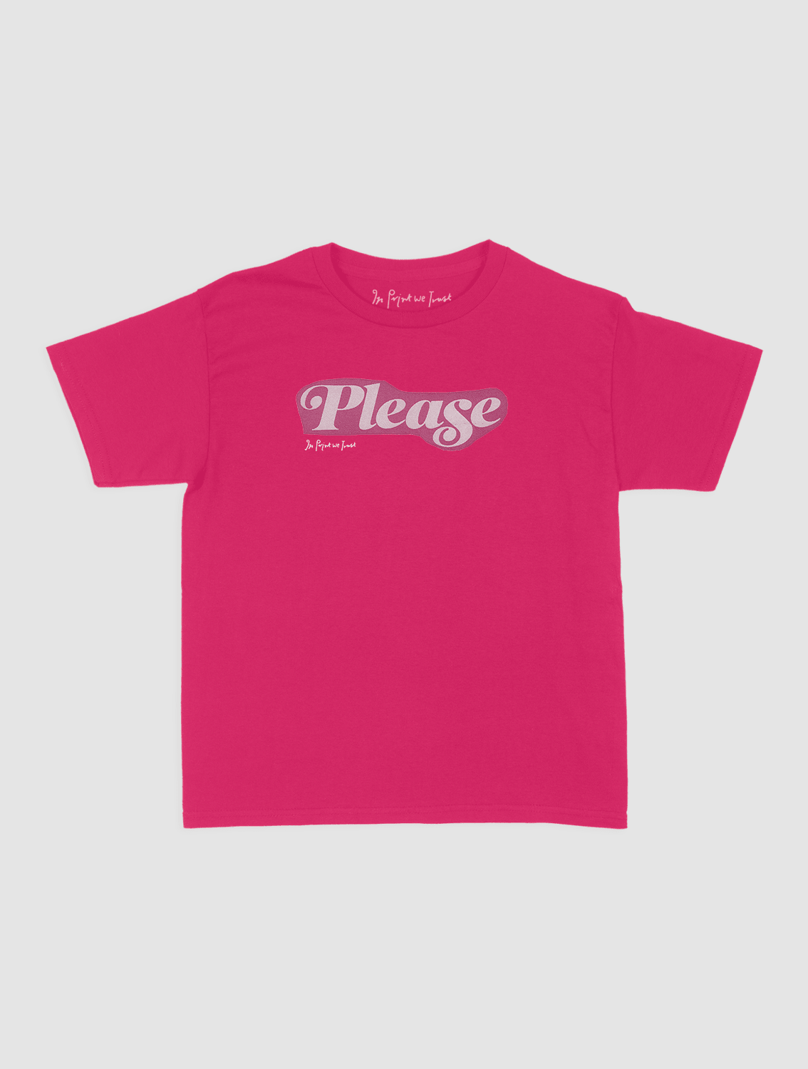 please baby tee - In Print We Trust