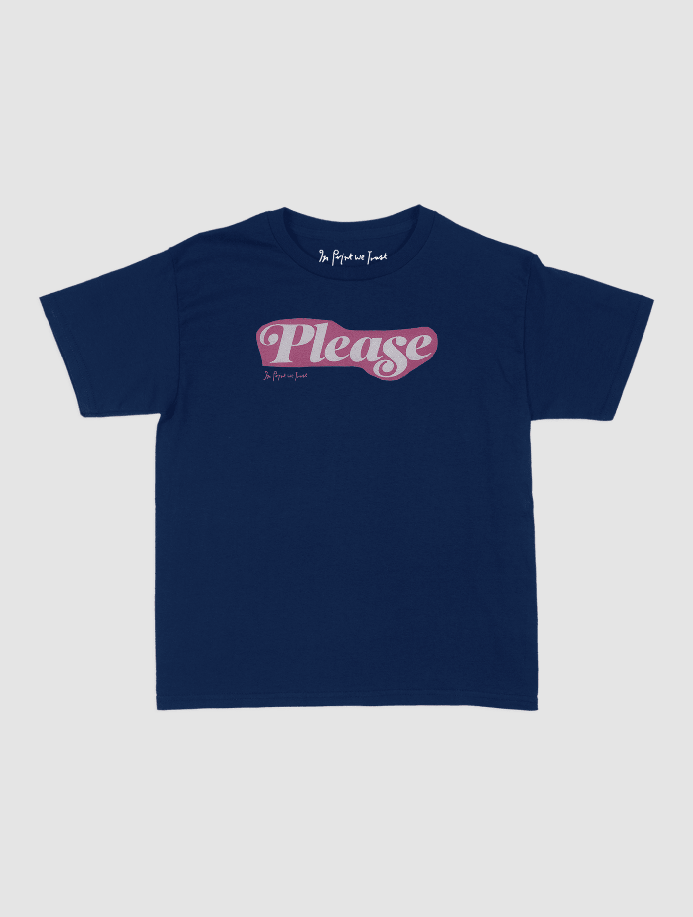 please baby tee - In Print We Trust