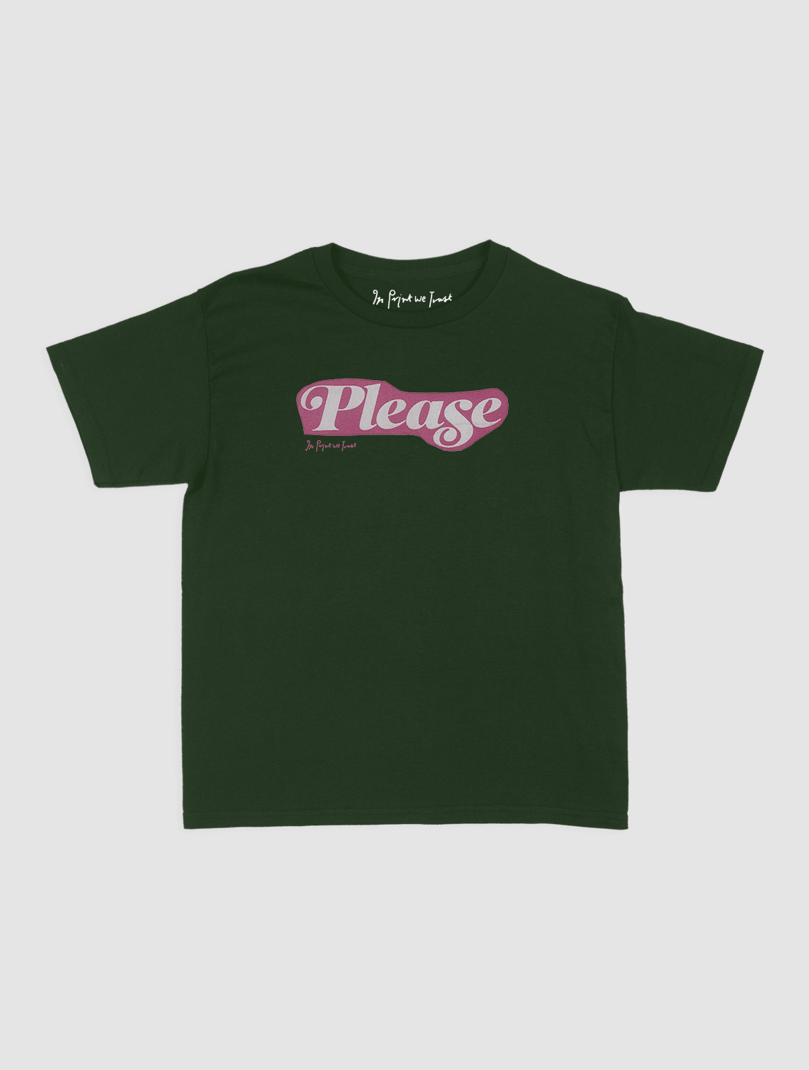 please baby tee - In Print We Trust