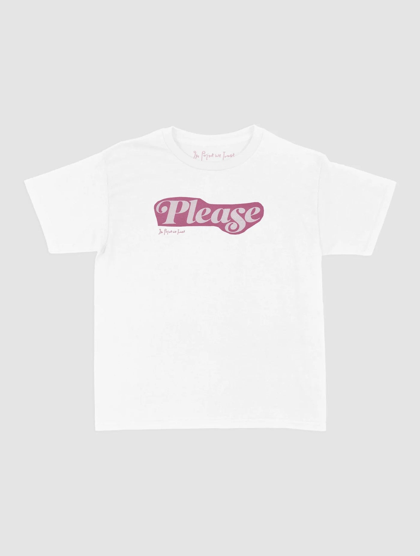please baby tee - In Print We Trust