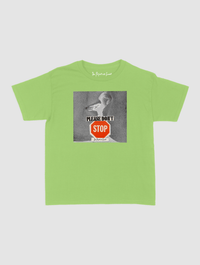please don't stop baby tee - In Print We Trust