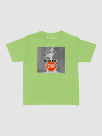 please don't stop baby tee - In Print We Trust