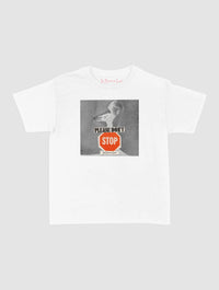 please don't stop baby tee - In Print We Trust