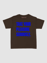 pleasure seriously baby tee - In Print We Trust