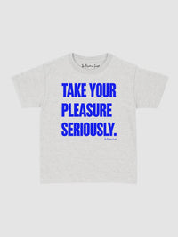 pleasure seriously baby tee - In Print We Trust