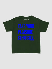 pleasure seriously baby tee - In Print We Trust