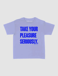 pleasure seriously baby tee - In Print We Trust