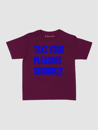 pleasure seriously baby tee - In Print We Trust