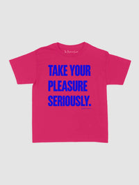 pleasure seriously baby tee - In Print We Trust