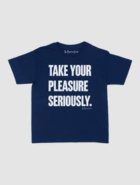 pleasure seriously baby tee - In Print We Trust