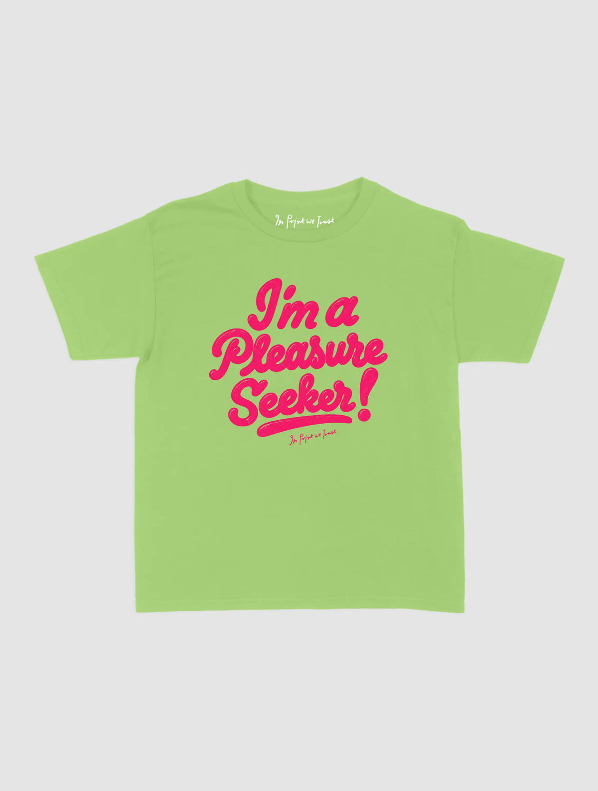 pleasure seeker baby tee