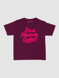 pleasure seeker baby tee