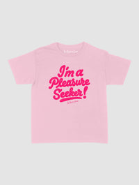 pleasure seeker baby tee