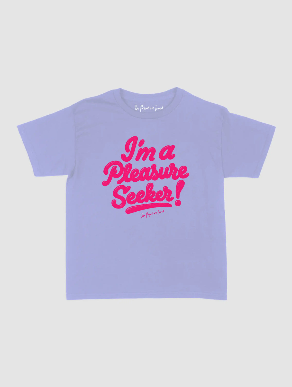 pleasure seeker baby tee