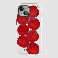 plum tough iPhone case - In Print We Trust