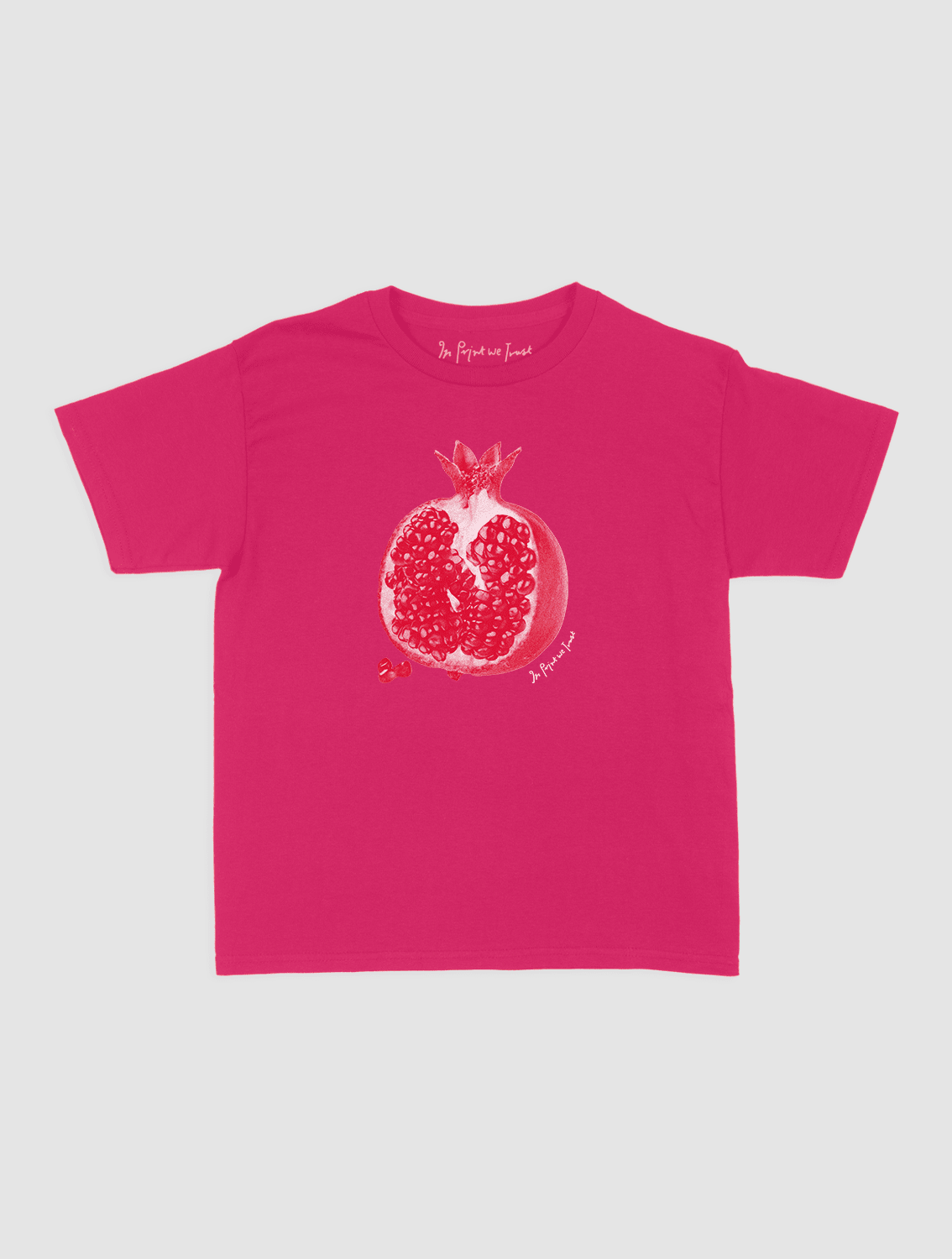 pomegranate baby tee - In Print We Trust