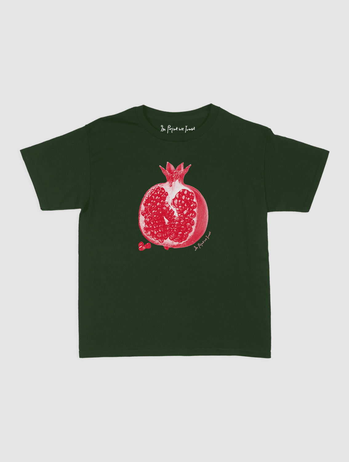 pomegranate baby tee - In Print We Trust