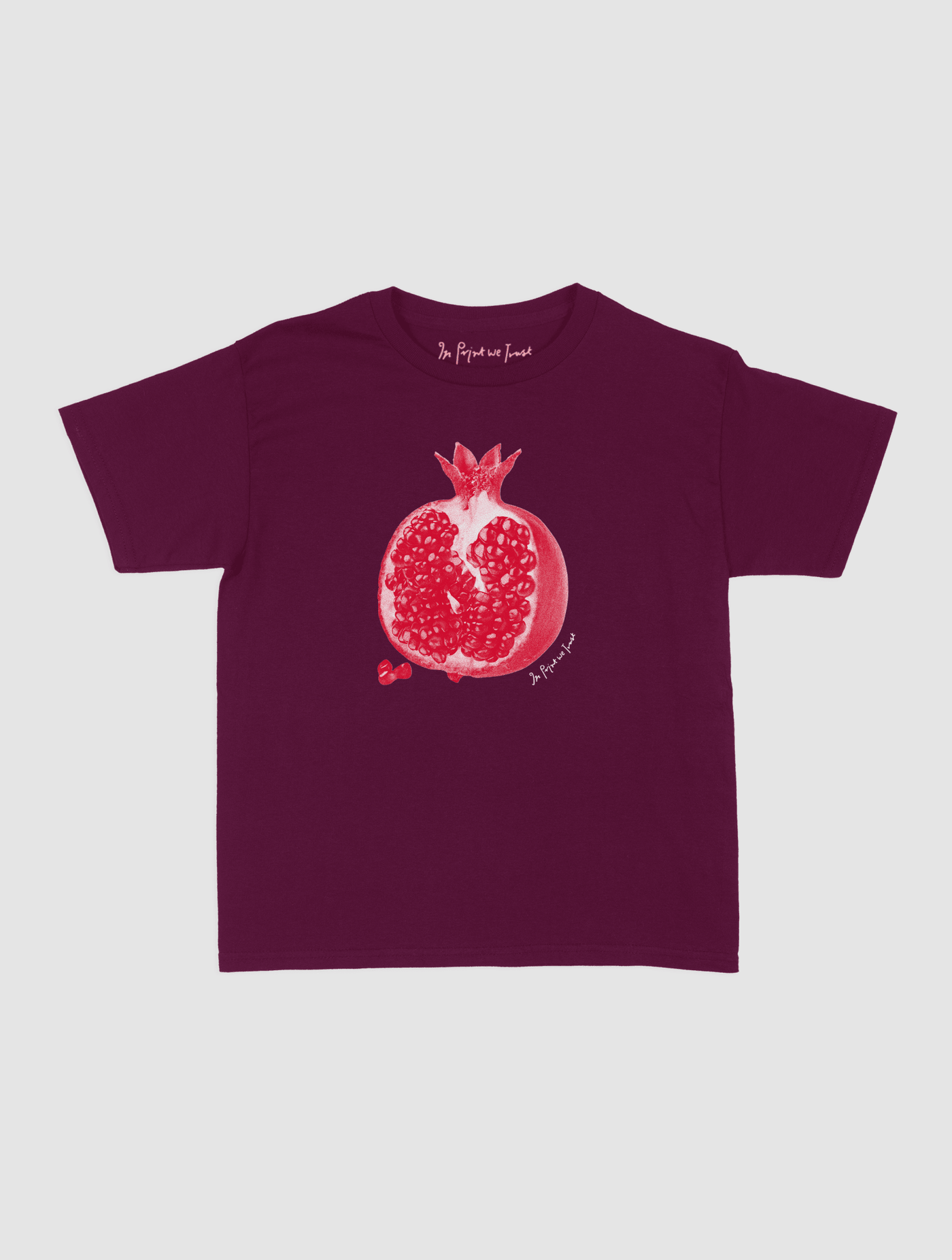 pomegranate baby tee - In Print We Trust
