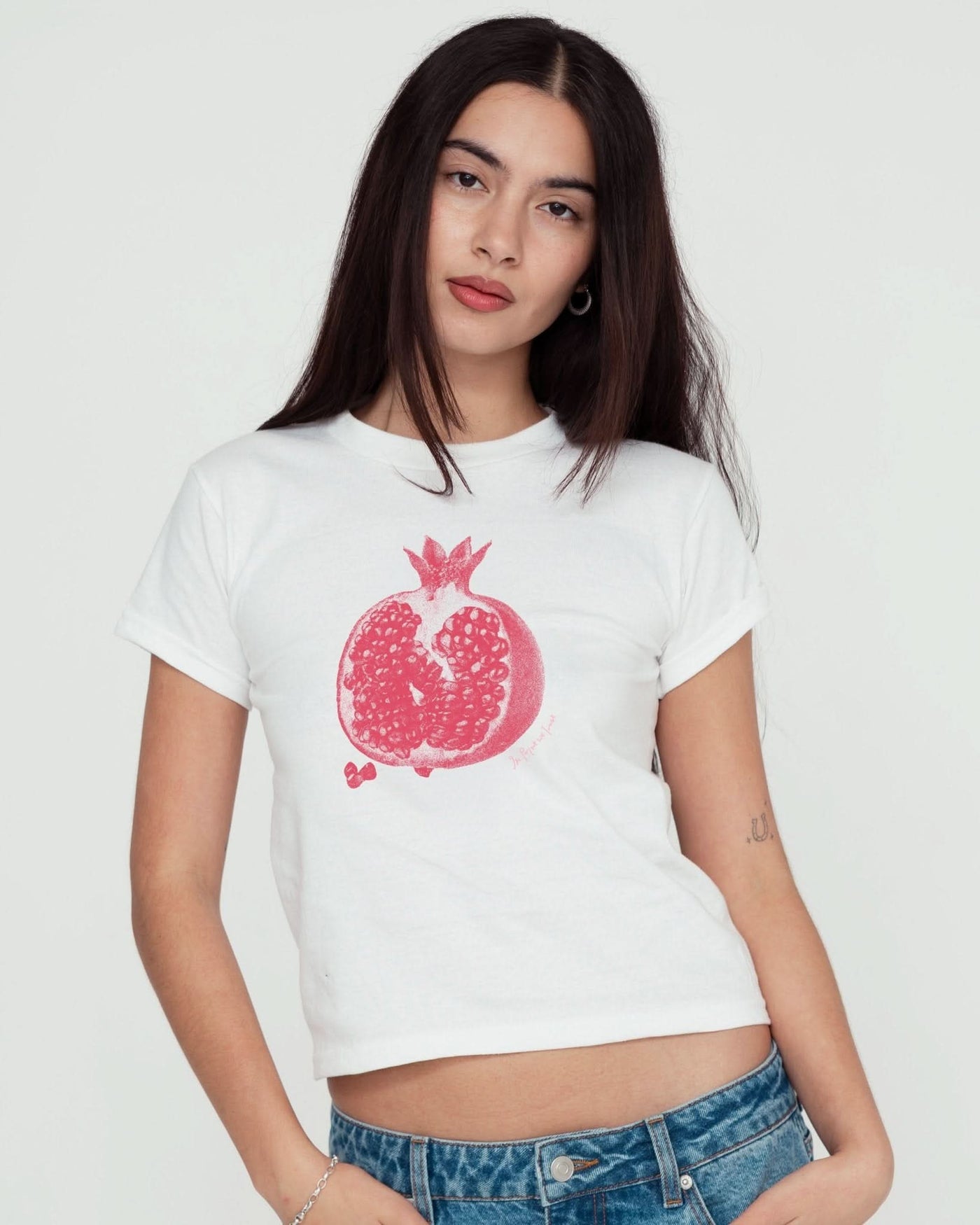 pomegranate baby tee - In Print We Trust
