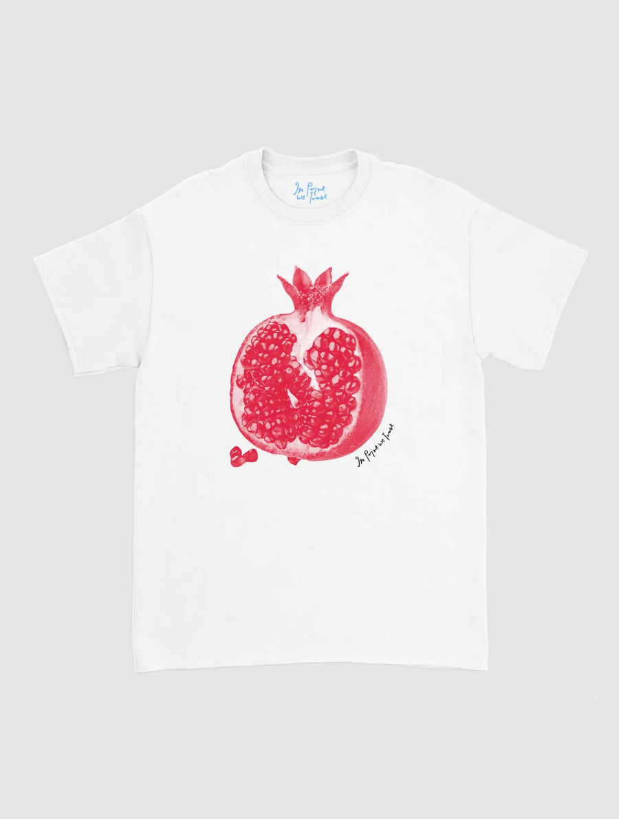 pomegranate classic tee - In Print We Trust