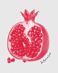 pomegranate heavyweight tee - In Print We Trust