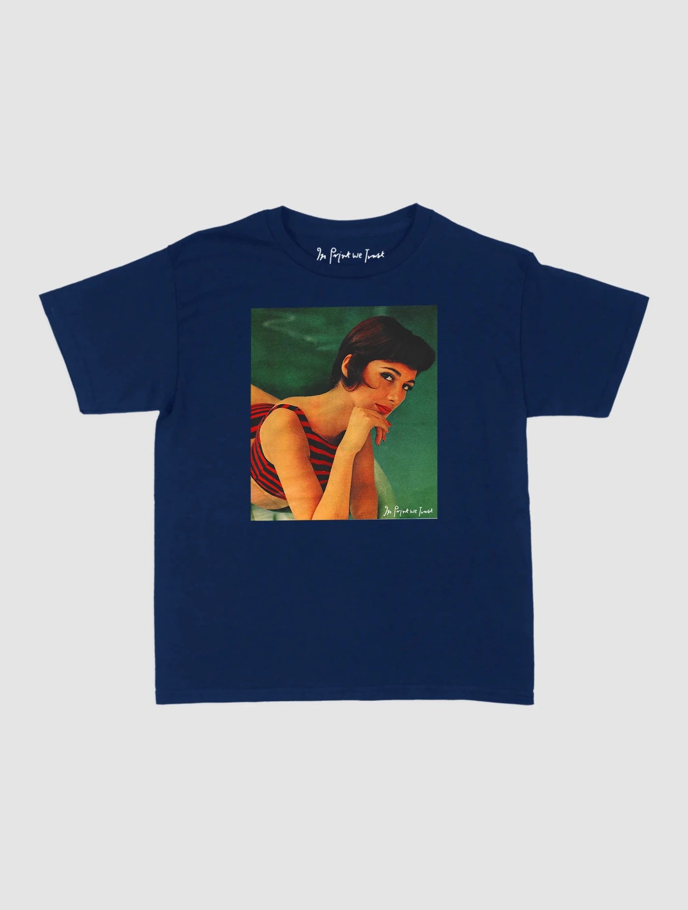 pool girl baby tee - In Print We Trust
