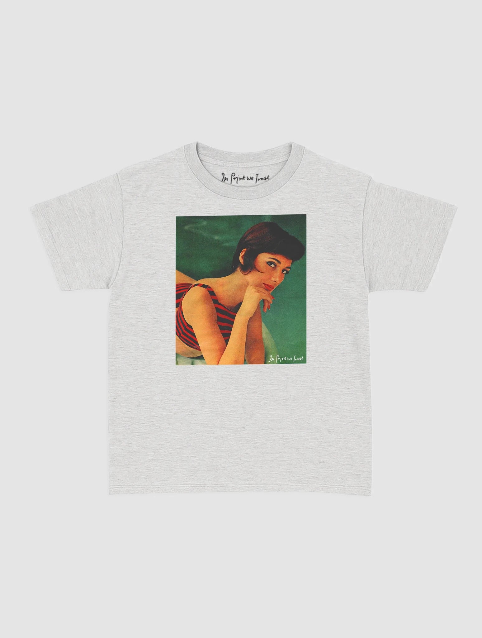 pool girl baby tee - In Print We Trust