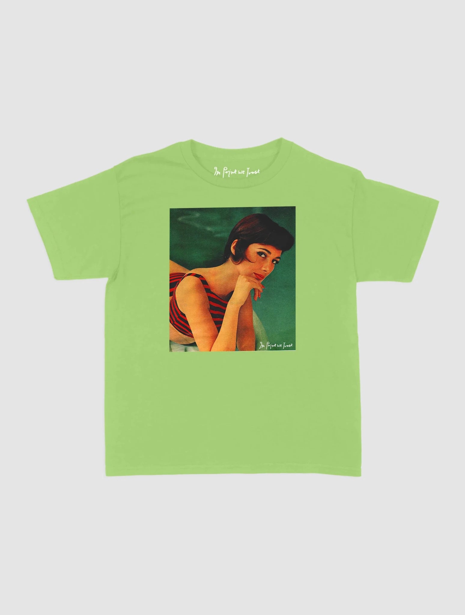 pool girl baby tee - In Print We Trust