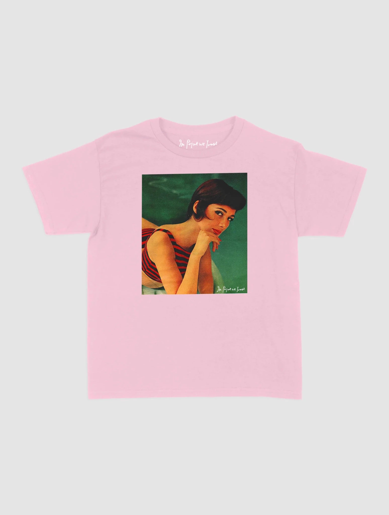 pool girl baby tee - In Print We Trust