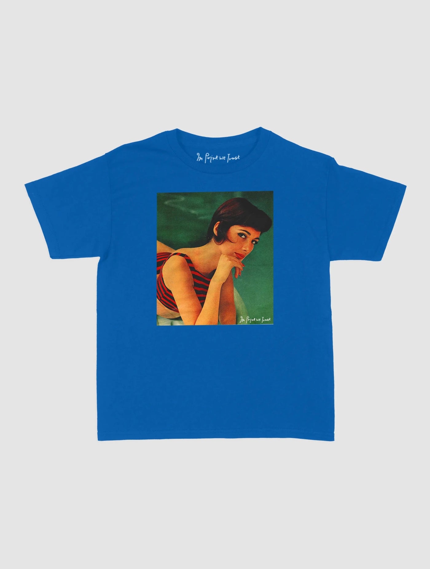 pool girl baby tee - In Print We Trust