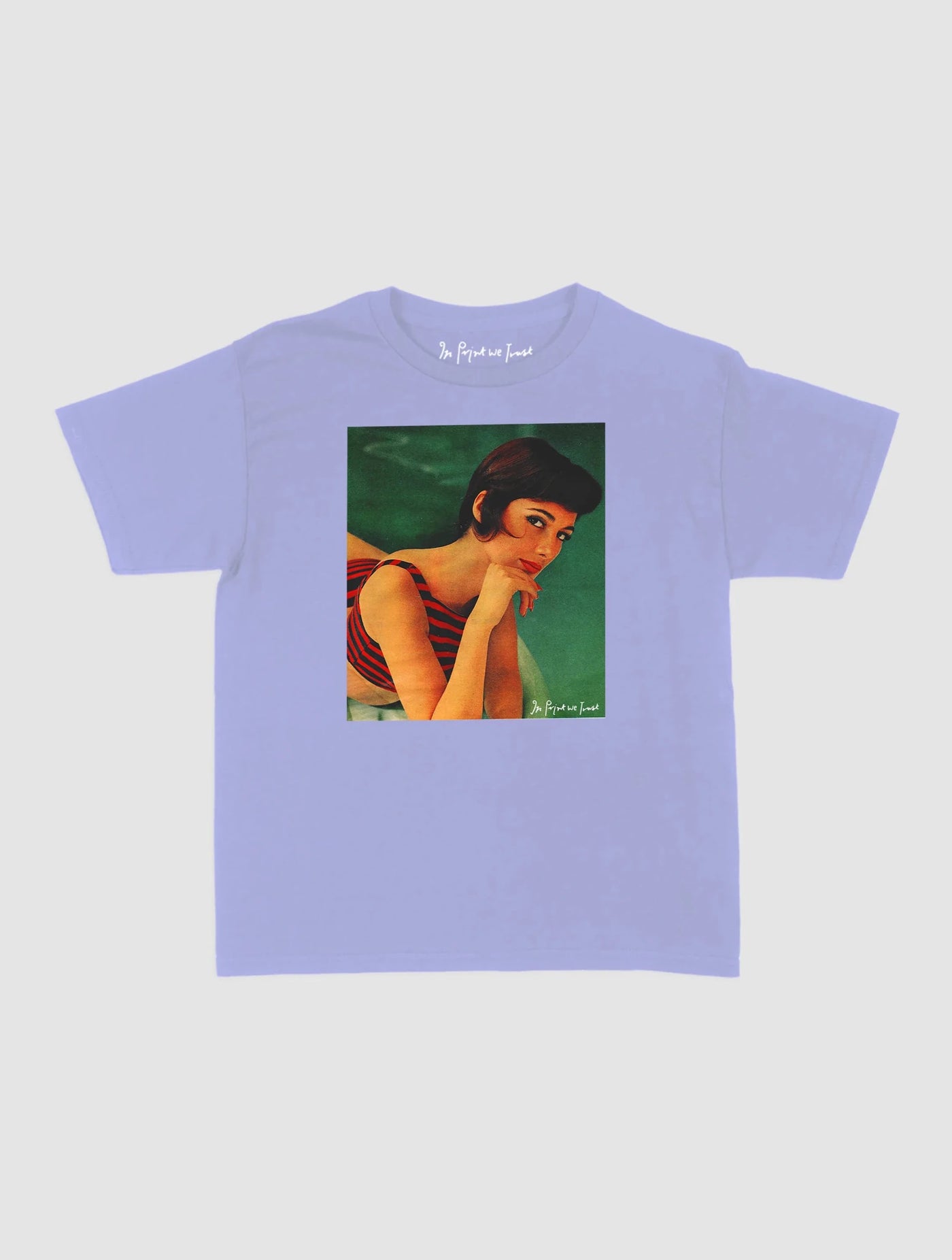 pool girl baby tee - In Print We Trust