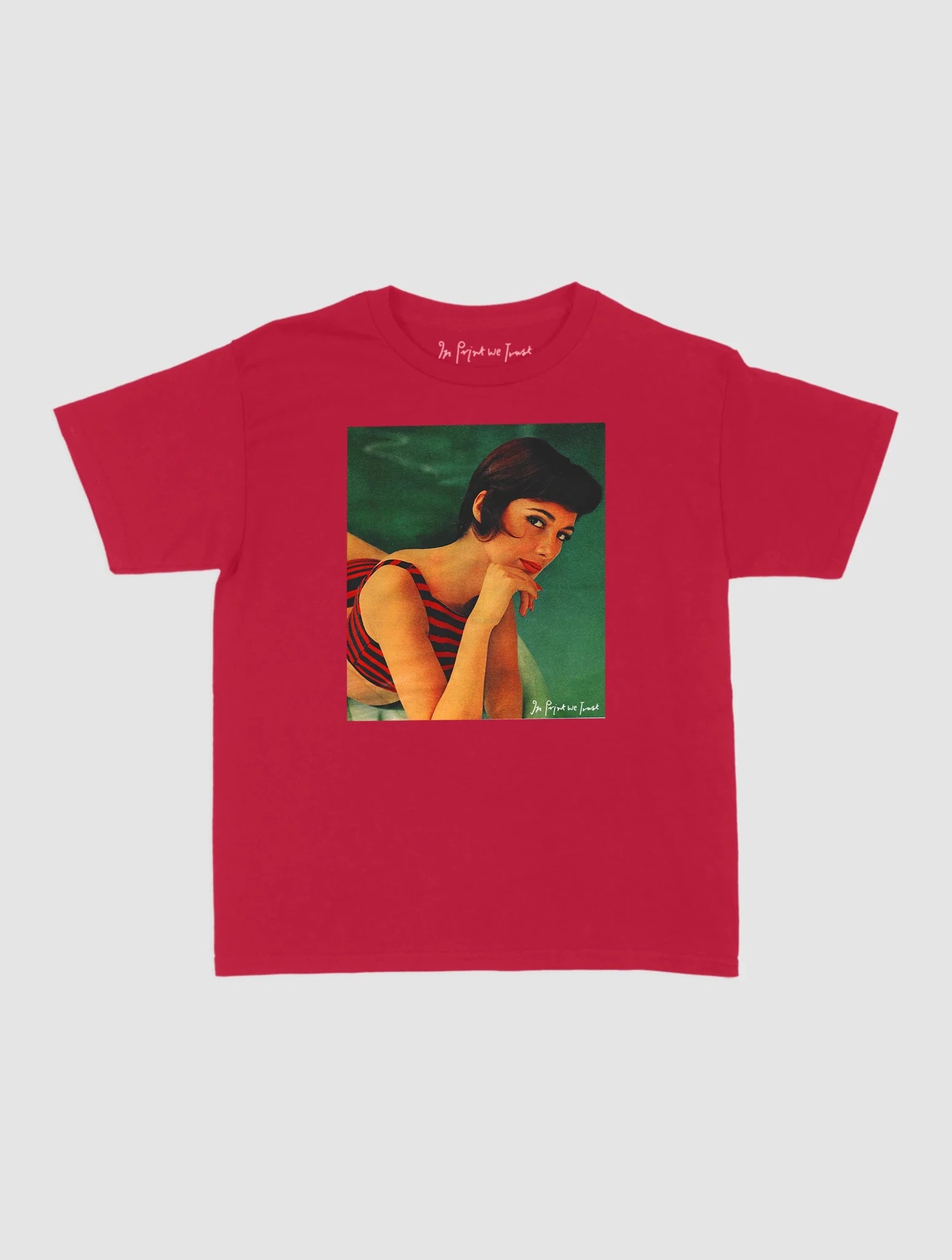 pool girl baby tee - In Print We Trust