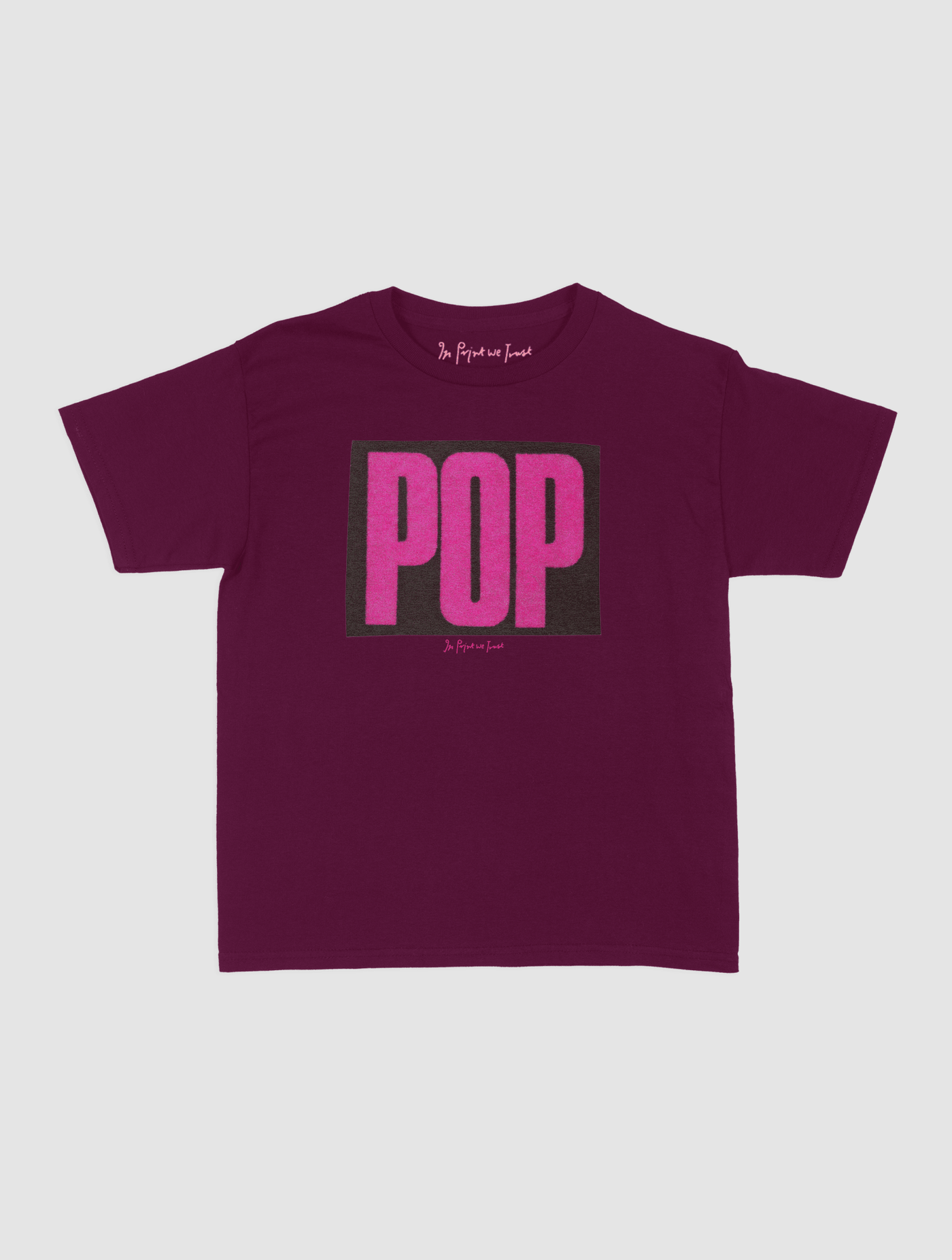 POP baby tee - In Print We Trust